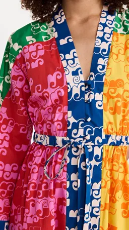 Alemais Louise Shirtdress Floral Multi Size AU 10 for rent on The Volte - image 5