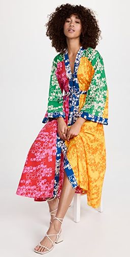 Alemais Louise Shirtdress Floral Multi Size AU 10 for rent on The Volte - image 2