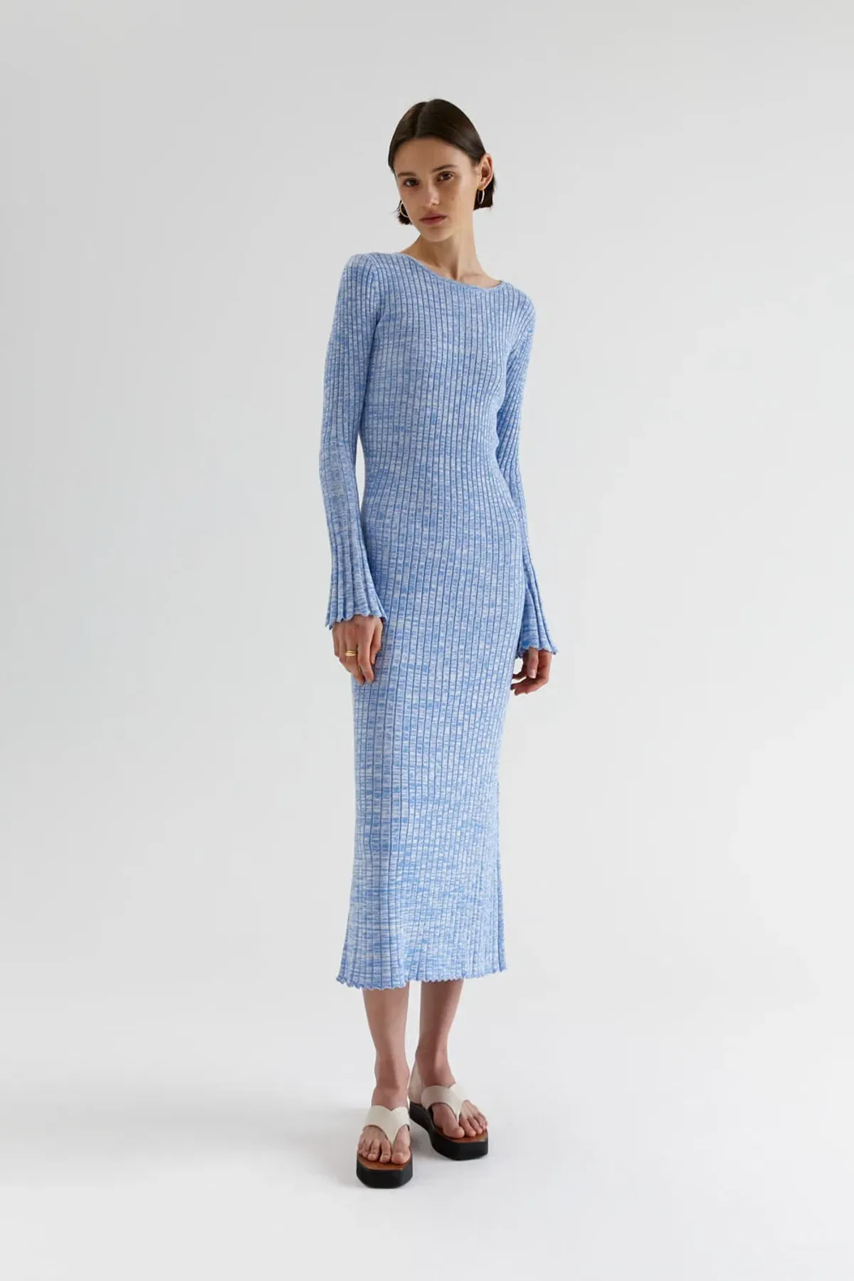 Friends with Frank Cleo Midi Dress Blue Size M / Au 10 for rent on The Volte - main image