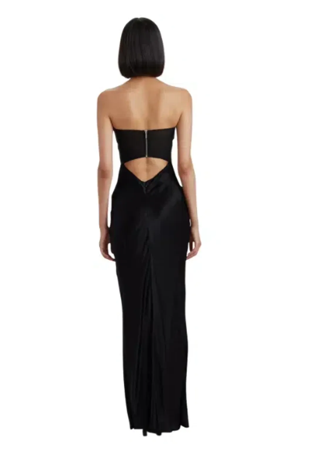 Bec & Bridge Halle Strapless Dress in Black Size Au 10 / M for rent on The Volte - main image