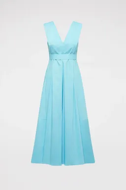 Scanlan Theodore Parachute Panelled Dress Blue Size 8 / S for rent on The Volte - image 5
