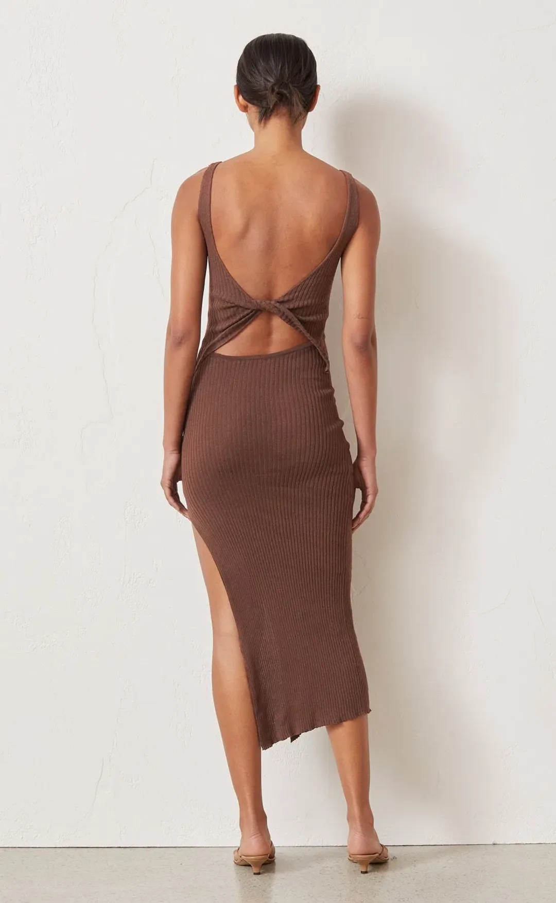 Bec and Bridge Riviera Midi Dress Cedar Size 6 for rent on The Volte - main image