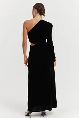 Country Road Velvet Column Dress Black Size AU 16 for rent on The Volte - image 2