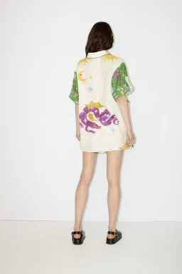 Alemais Seeker Shirt Print Size 6 for rent on The Volte - image 4