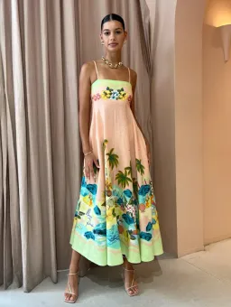 Alemais Mermaid Point Sundress Print Size 8 for rent on The Volte - image 1