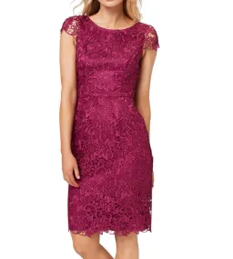 Review Majestic Dress Berry Size 6 for rent on The Volte - image 2