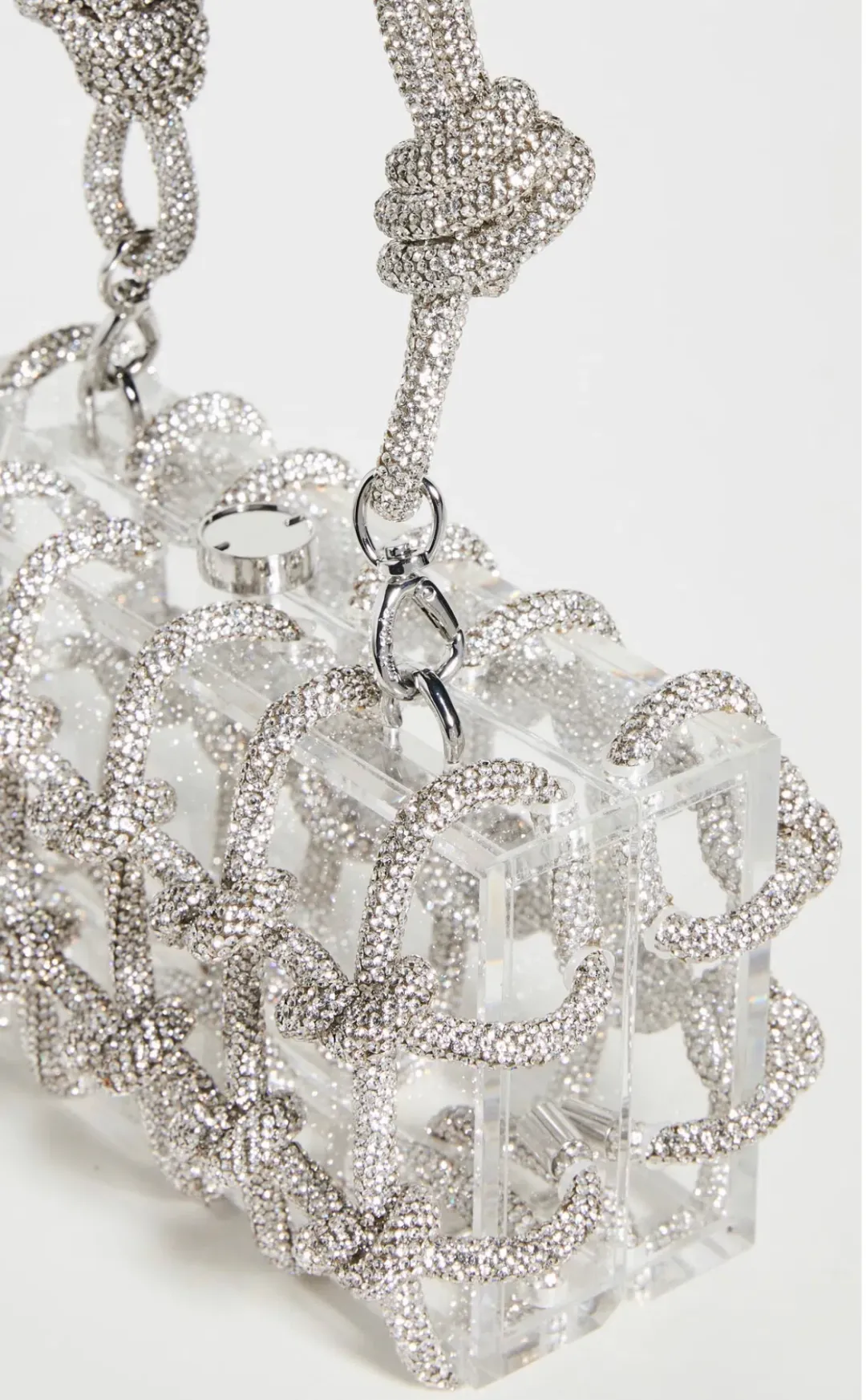 Cult Gaia Bess Shoulder Bag Silver  for rent on The Volte - main image