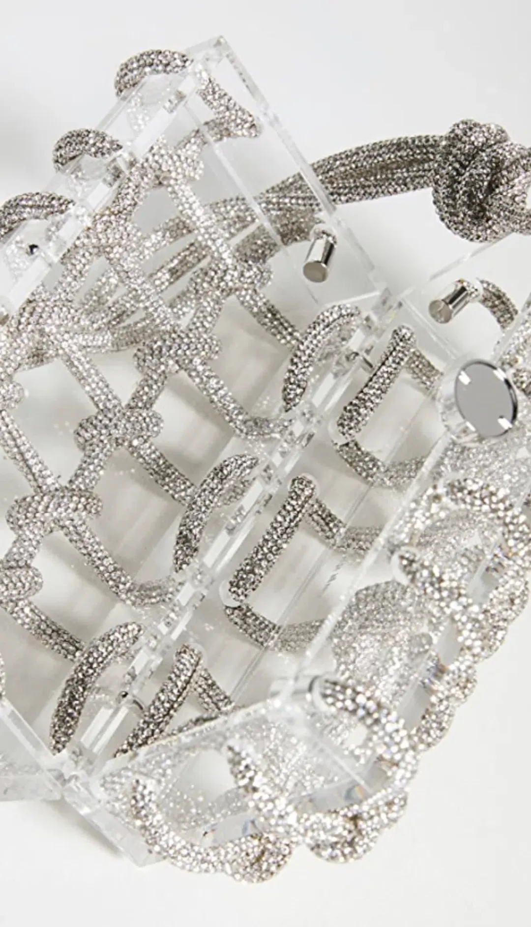 Cult Gaia Bess Shoulder Bag Silver  for rent on The Volte - main image