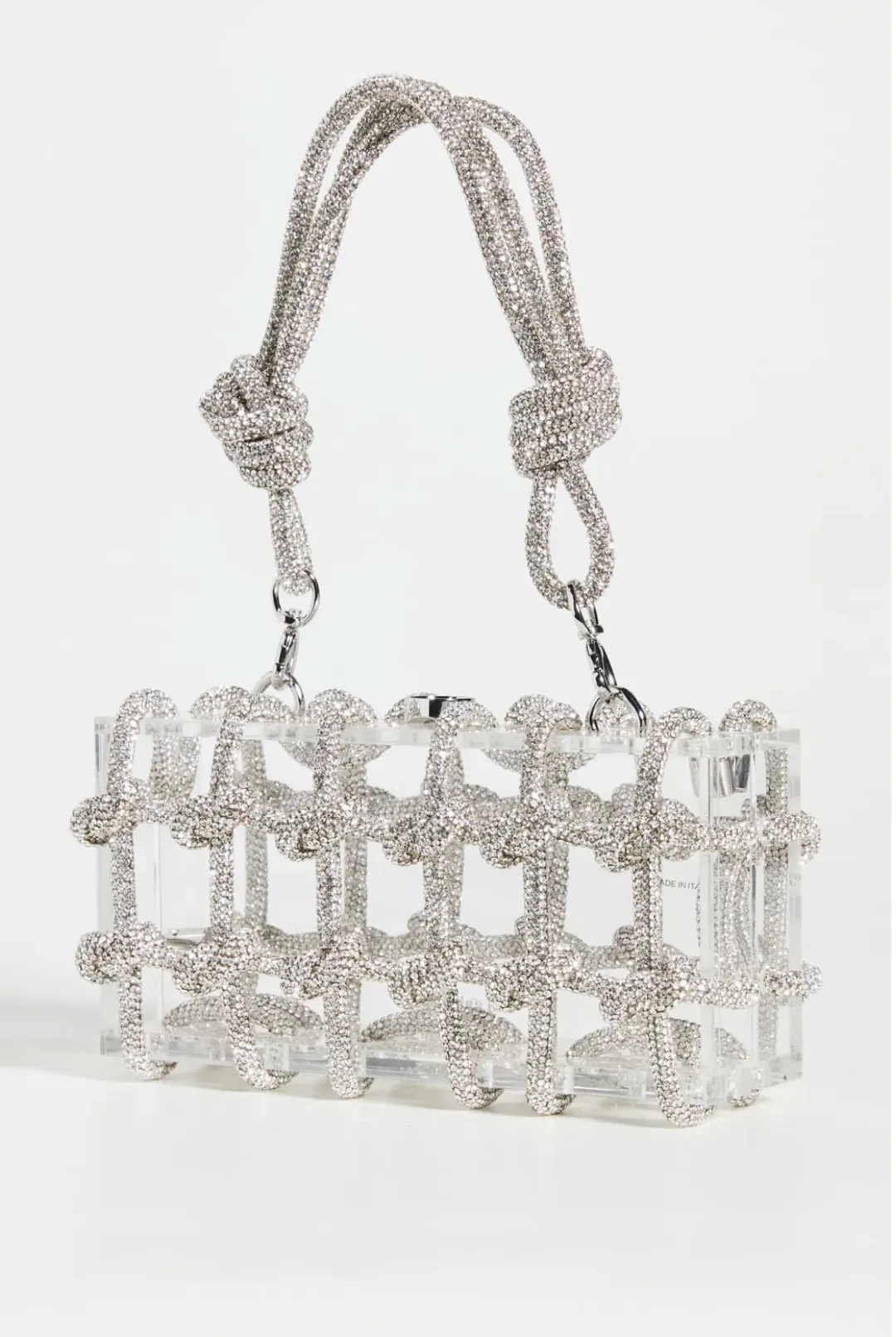 Cult Gaia Bess Shoulder Bag Silver  for rent on The Volte - main image