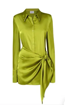 Rat & Boa Alanis Dress in Green Size S/AU 8 for rent on The Volte - image 5