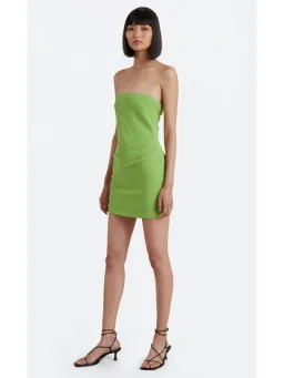 Bec & Bridge Karina Mini Dress Pea Green Size AU 6 for rent on The Volte - image 2