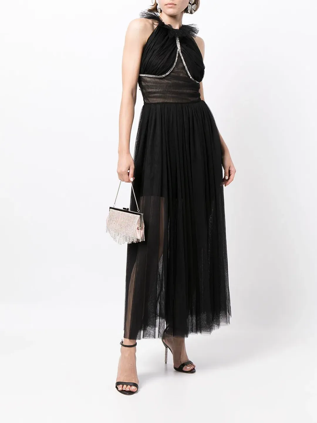 Rachel Gilbert Lou Gown in Black Size AU12 for rent on The Volte - main image