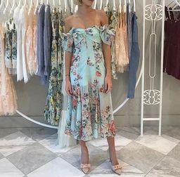 Alice McCall Postcard dress blue floral size 6 for rent on The Volte - image 1