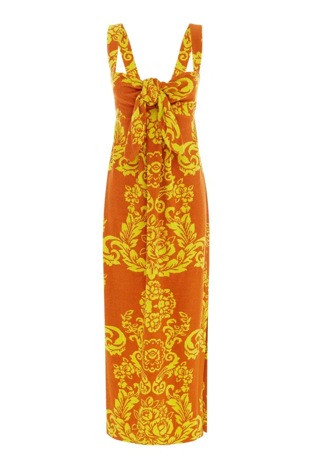 Alemais Alby Terry Midi Dress Print Size 14  for rent on The Volte - main image