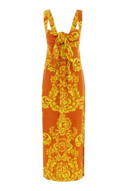 Alemais Alby Terry Midi Dress Print Size 14  for rent on The Volte - image 3