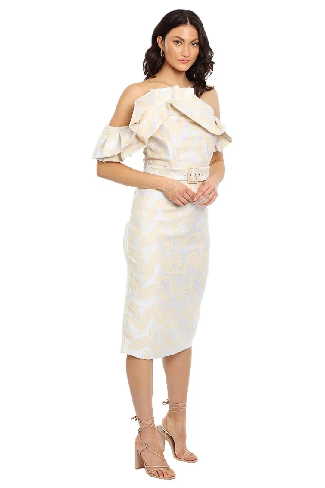 Eliya the Label Kimberly Dress Cream Size 14 for rent on The Volte - main image