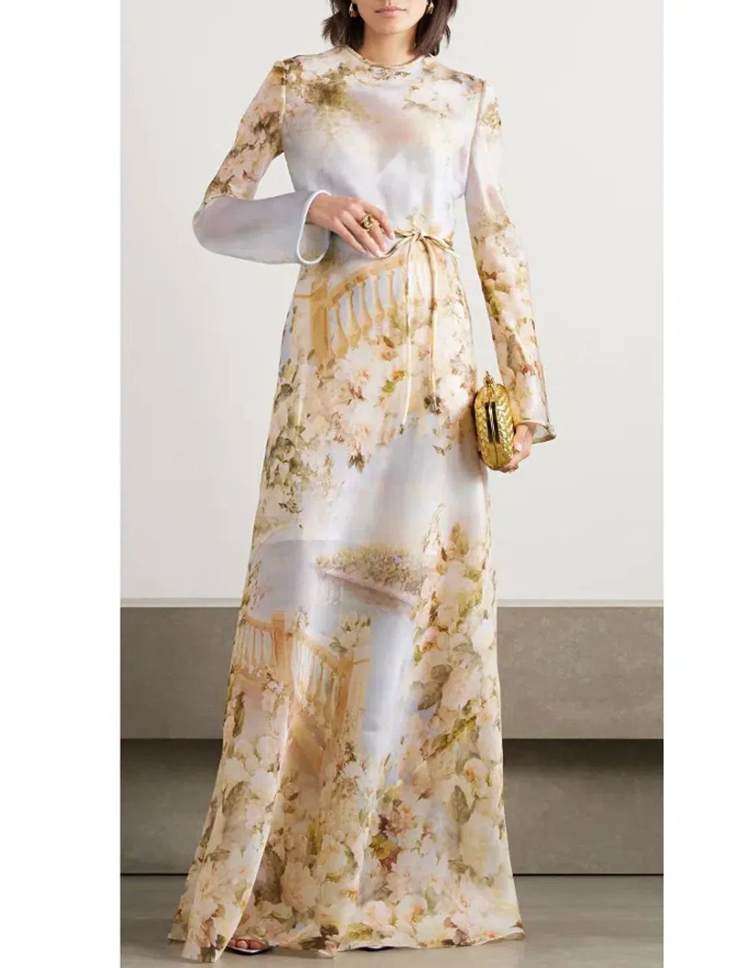 Zimmermann Luminosity Bias Silk Dress - Size 0P / AU 6 for rent on The Volte - main image