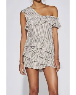 Sir The Label Emelie Mini Dress Print Size AU 8 for rent on The Volte - image 2