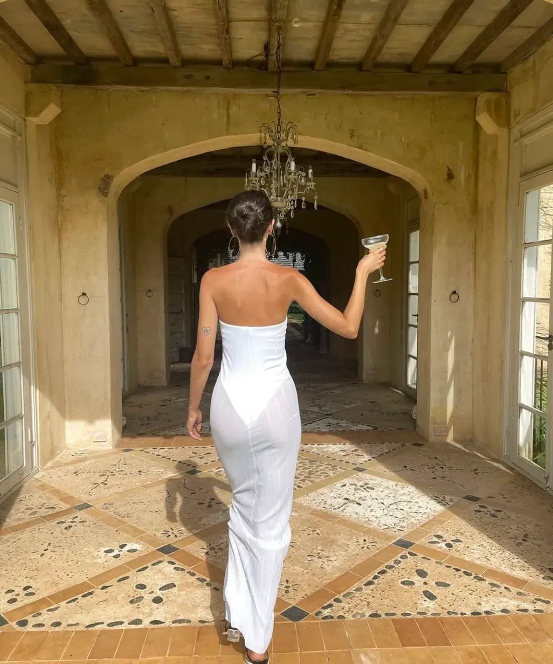 Natalie Rolt Charli Maxi Dress White Size 0 / AU 6  for rent on The Volte - main image