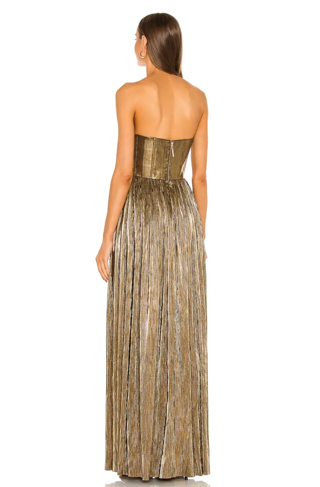 Bronx and Banco Florence Gown Gold Size AU 12  for rent on The Volte - main image