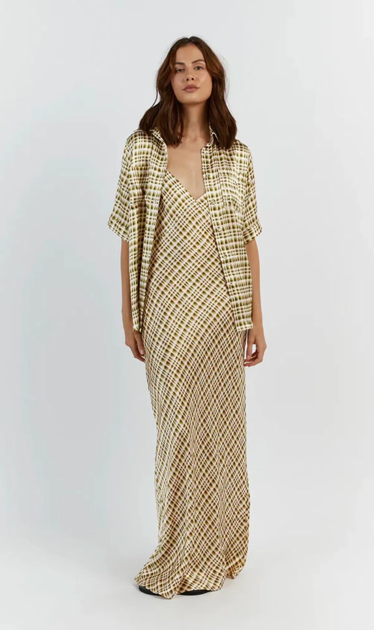 DISSH Dilan Slip and Shirt Set Print Size 8 for rent on The Volte - main image