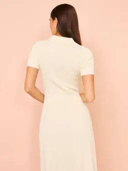 Anna Quan Laurel Penelope Midi Silence Ivory Dress Size 12 for rent on The Volte - image 6