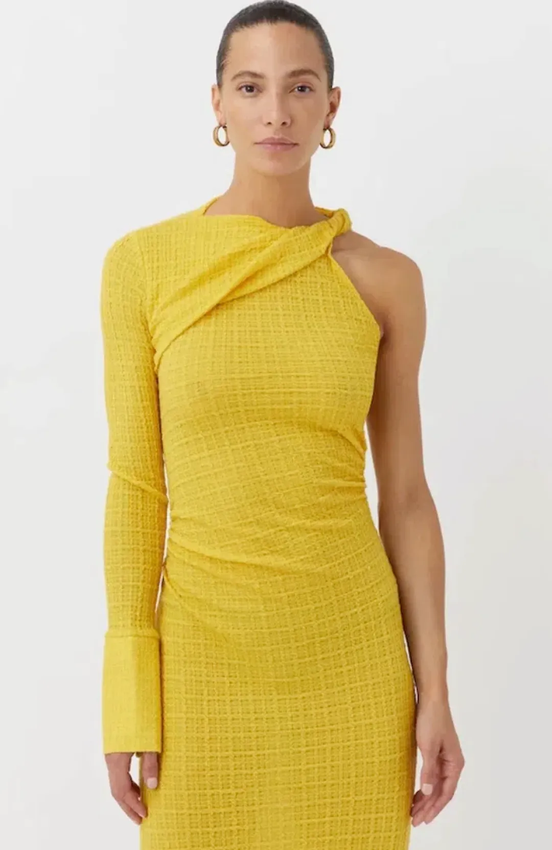 Camilla and Marc Cypress Dress Yellow Size 10  for rent on The Volte - main image