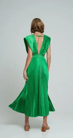 L’Idee Gala Gown Bright Green Size 10 for rent on The Volte - image 3