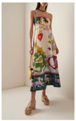 Alemais Seeker Sundress Multi Size 10 for rent on The Volte - image 5
