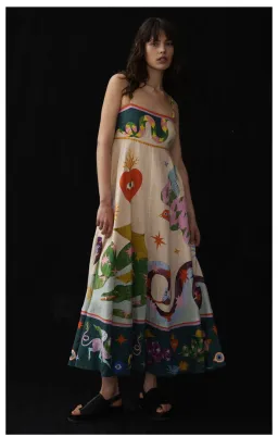 Alemais Seeker Sundress Multi Size 10 for rent on The Volte - image 1