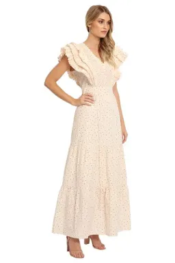 Morrison Luella Maxi Dress Blush Size AU 8 for rent on The Volte - image 1