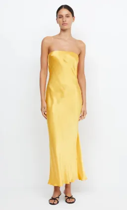 Bec & Bridge Moon Dance Strapless Dress Mango Size AU 10 for rent on The Volte - image 9