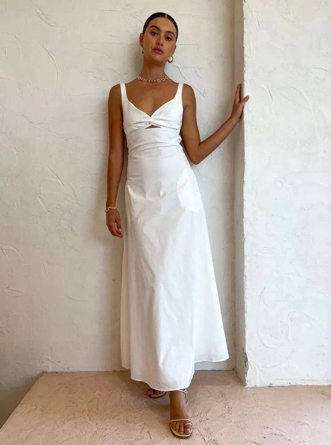 Anna Quan Heidi Dress In Swan White Size AU 6 for rent on The Volte - main image