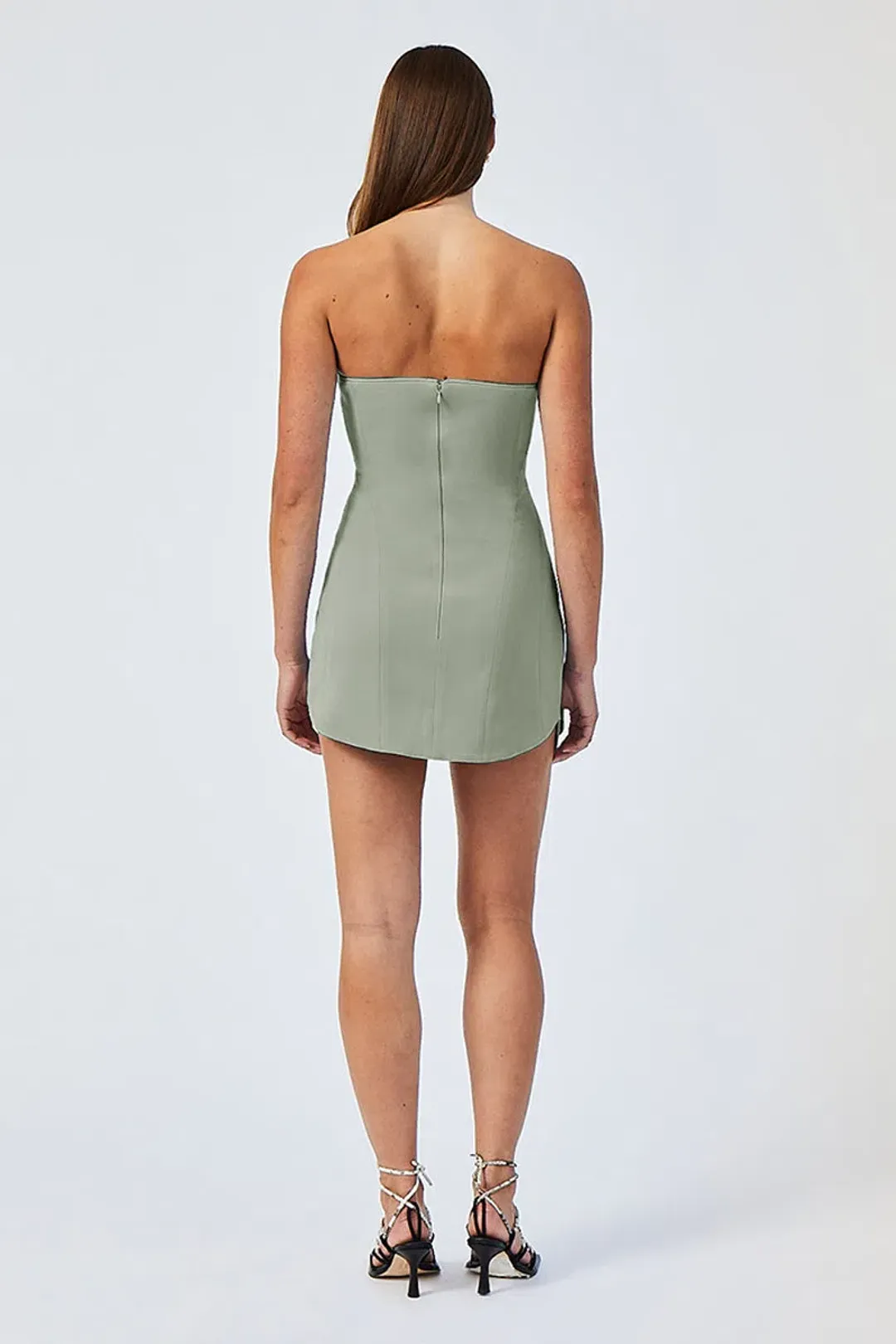 Suboo Remi Corset Mini Dress  Sage Size M / Au 10  for rent on The Volte - main image