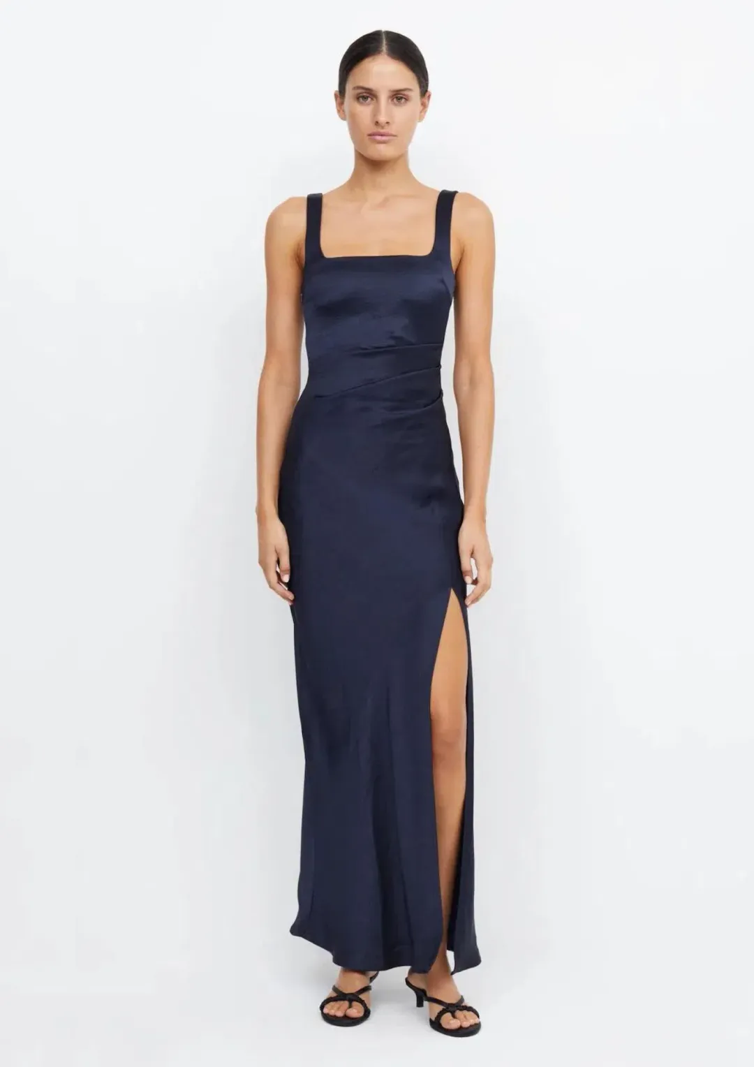 Bec & Bridge The Dreamer Square Neck Dress Ink Size 10 for rent on The Volte - main image