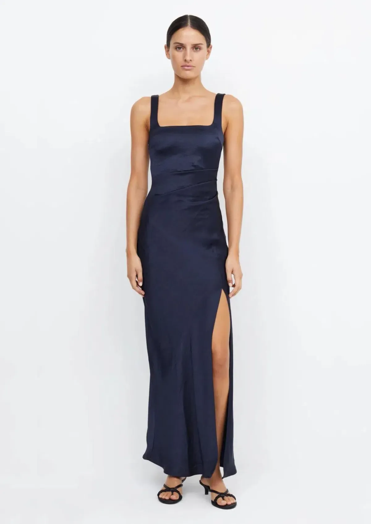 Bec & Bridge The Dreamer Square Neck Dress Ink Size 10 for rent on The Volte - main image