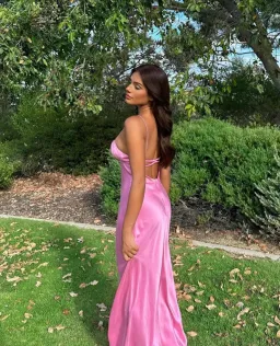 Bec & Bridge Amber Gown Pink Size 10 for rent on The Volte - image 2