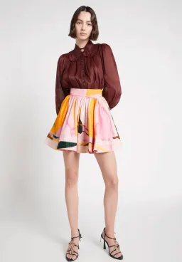 Aje Cassis Mini Skirt Multi Size AU 8 for rent on The Volte - image 1