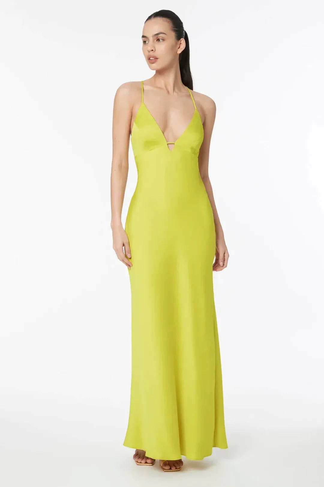 Manning Cartell Time To Shine Slip Dress Yellow Size AU 6 for rent on The Volte - main image