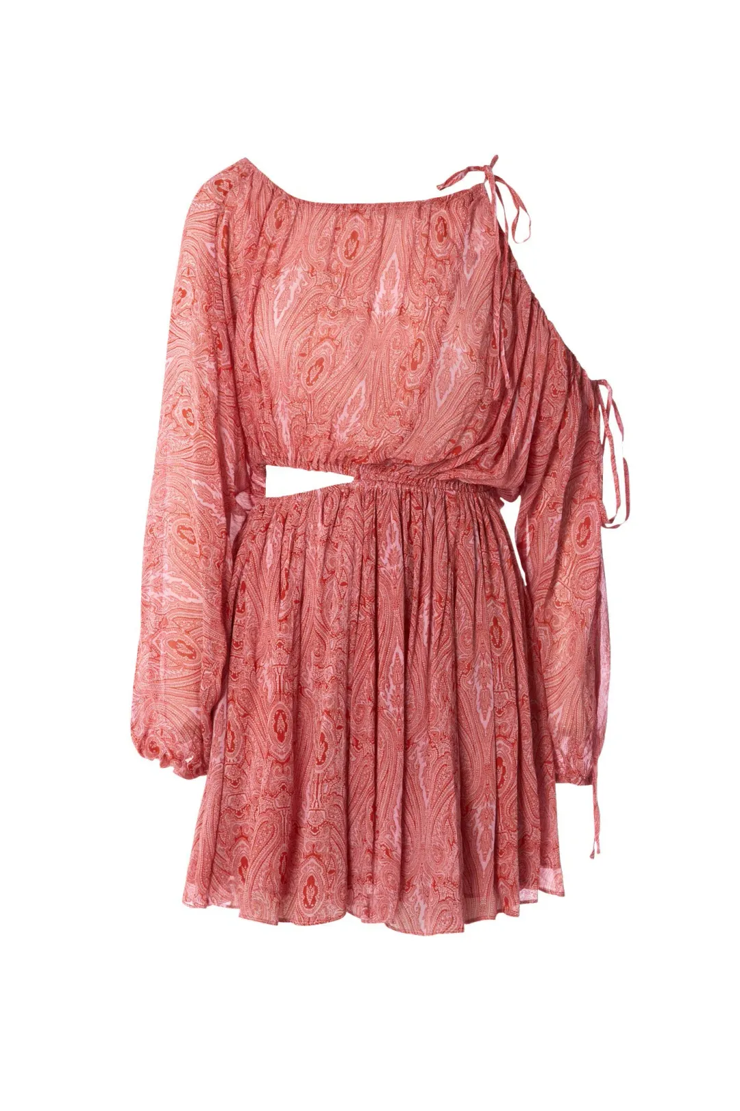 Scanlan Theodore Paisley Print Drawcord Mini Pink Size AU 8 for rent on The Volte - main image