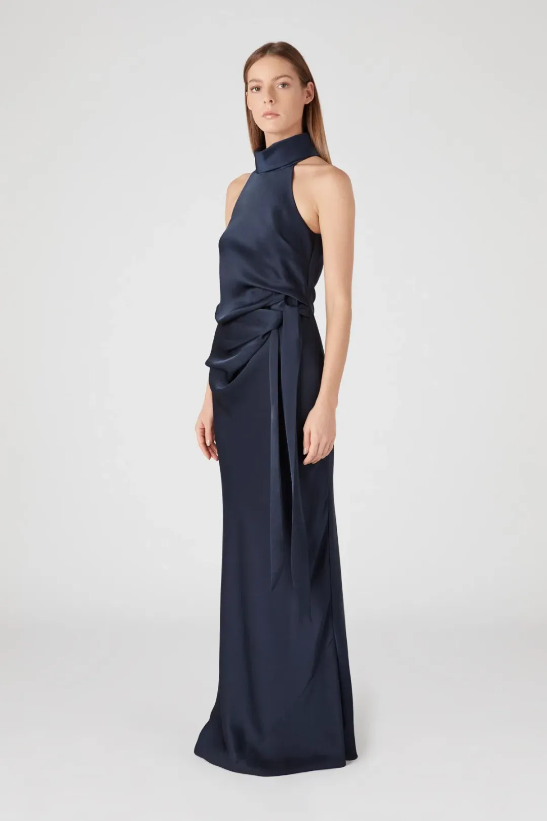 Camilla and Marc Antonelli Gown Navy Size 10  for rent on The Volte - main image