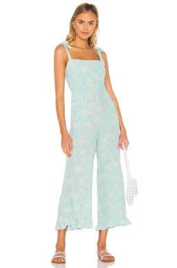 Faithfull the Brand Frankie Jumpsuit Zhoe Floral Print Size XS for rent on The Volte - image 1