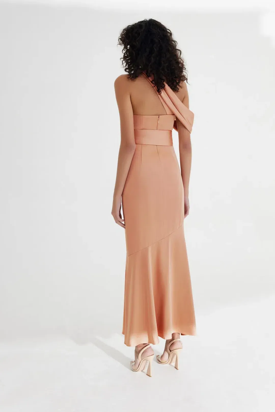 Significant Other Amal Dress in Caramel Size 10 for rent on The Volte - main image