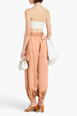 Zimmermann Wonderland Harem Cargo Pant Antique Rose Size 0 / AU 8 for rent on The Volte - image 2