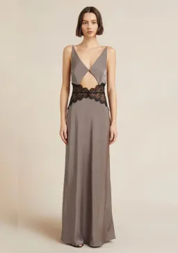 Bec & Bridge Camille Maxi Dress Grey Size XXL / AU 16 for rent on The Volte - image 1