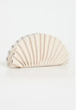 Cult Gaia Nala Mini Clutch Off White for rent on The Volte - image 3
