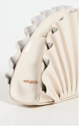 Cult Gaia Nala Mini Clutch Off White for rent on The Volte - image 6