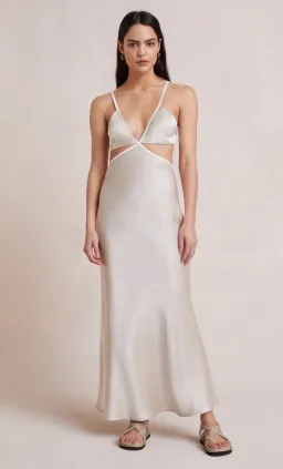 Bec & Bridge Veronique Maxi Dress Sand Size AU 8 for rent on The Volte - image 3