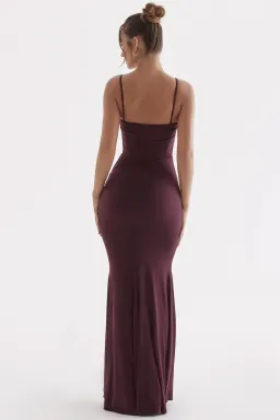 House Of CB Milena Corset Dress Dark Cherry Size AU 12 for rent on The Volte - image 3