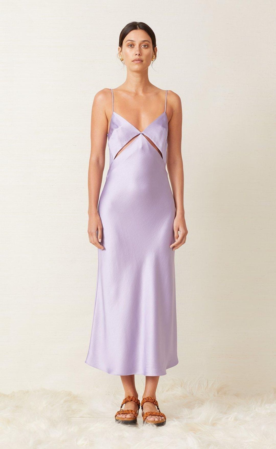 Bec & Bridge Mila Dress Purple Size 8 for rent on The Volte - main image